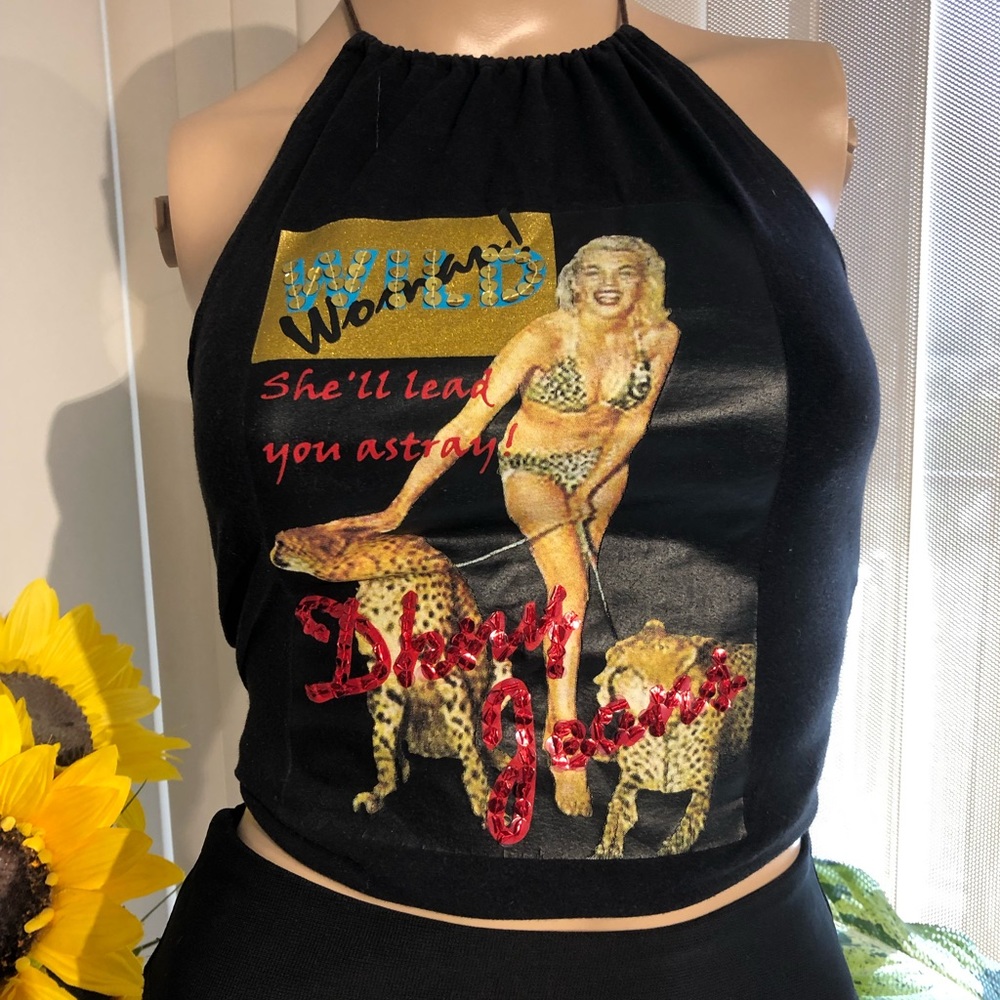 Marilyn Monroe Vintage DKNY Halter Top